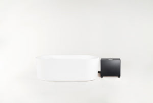 Nordhaus Ice Bath - Matte White - Fluted