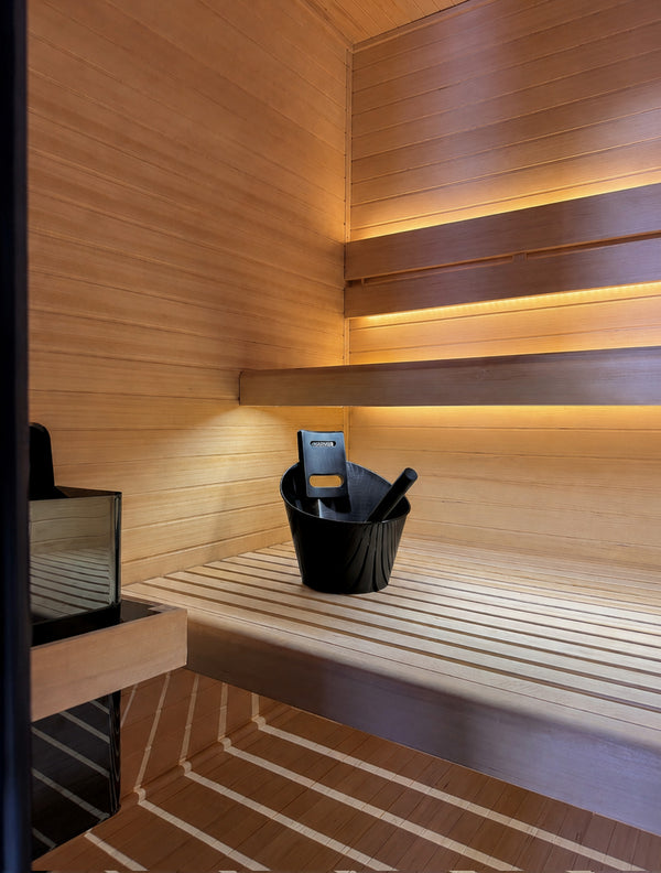 3 Person Outdoor Traditional Sauna, Harvia WiFi Included