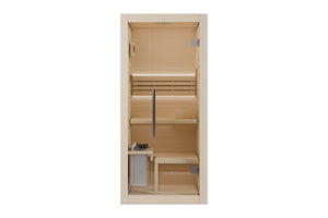 1 Person Traditional Sauna - 3.5kw Harvia Heater