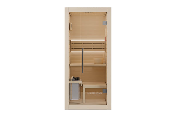 1 Person Traditional Sauna - 3.5kw Harvia Heater