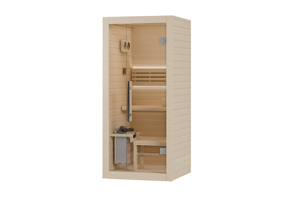 1 Person Traditional Sauna - 3.5kw Harvia Heater