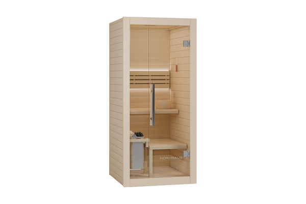 1 Person Traditional Sauna - 3.5kw Harvia Heater