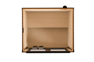 3 Person Outdoor Full Spectrum Infrared Sauna, Wifi Included