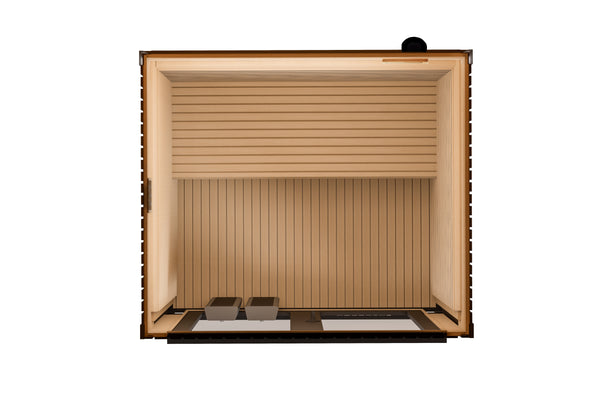 3 Person Outdoor Full Spectrum Infrared Sauna, Wifi Included