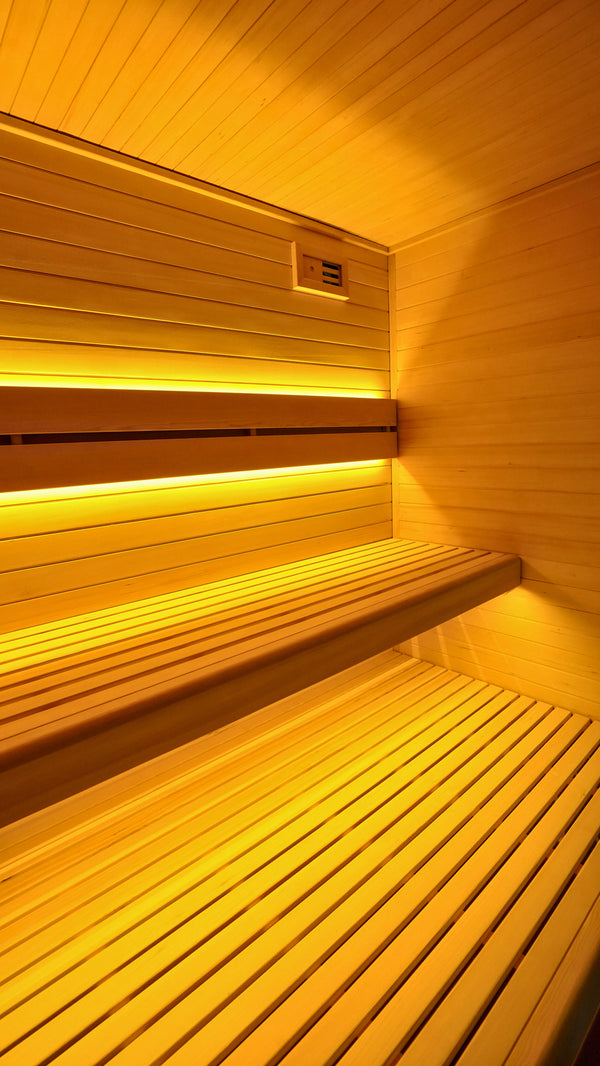 4–5 Person Outdoor Traditional Sauna with Harvia WiFi