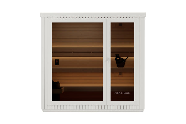 4–5 Person Outdoor Traditional Sauna with Harvia WiFi