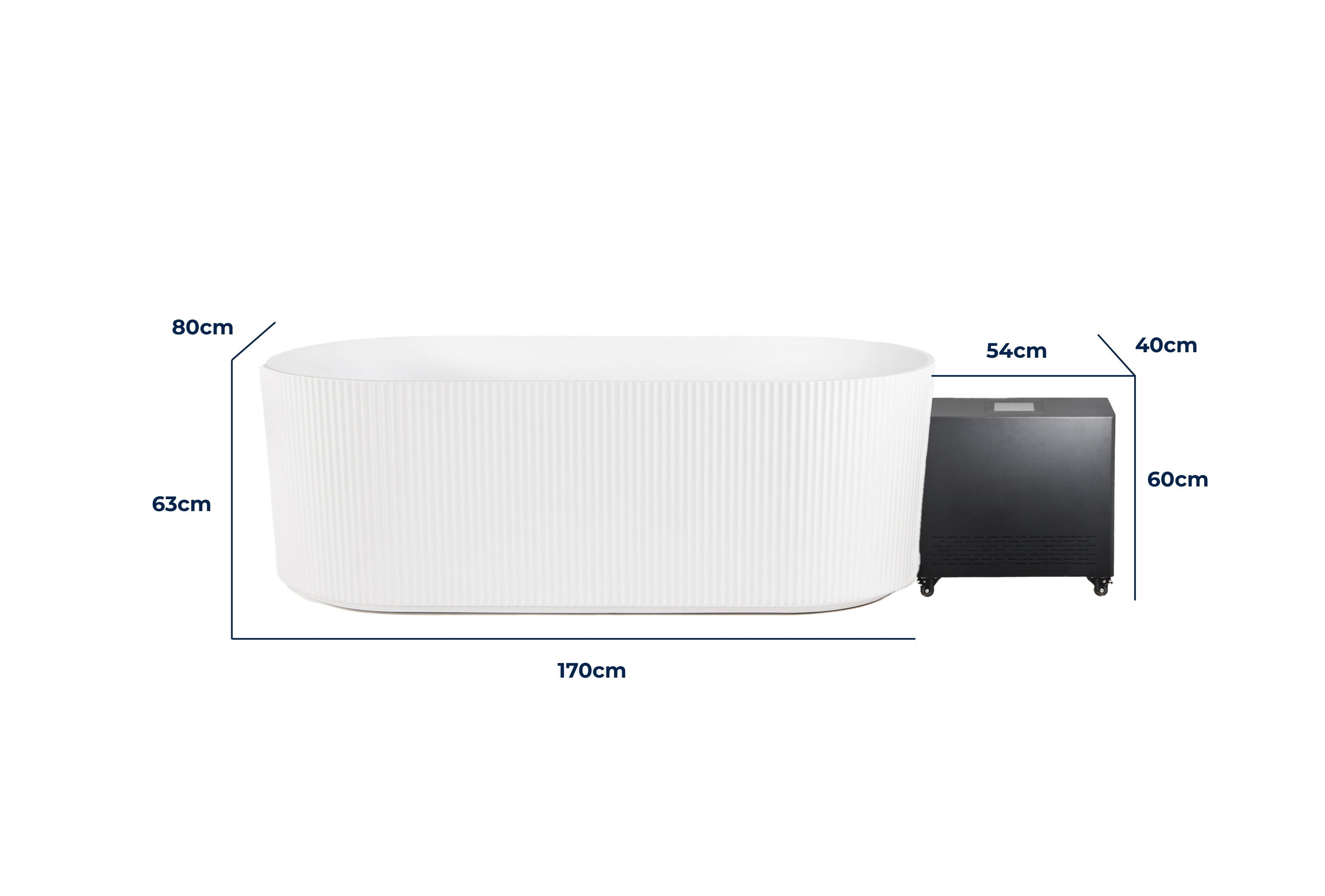 Noosa Plunge - Matte White