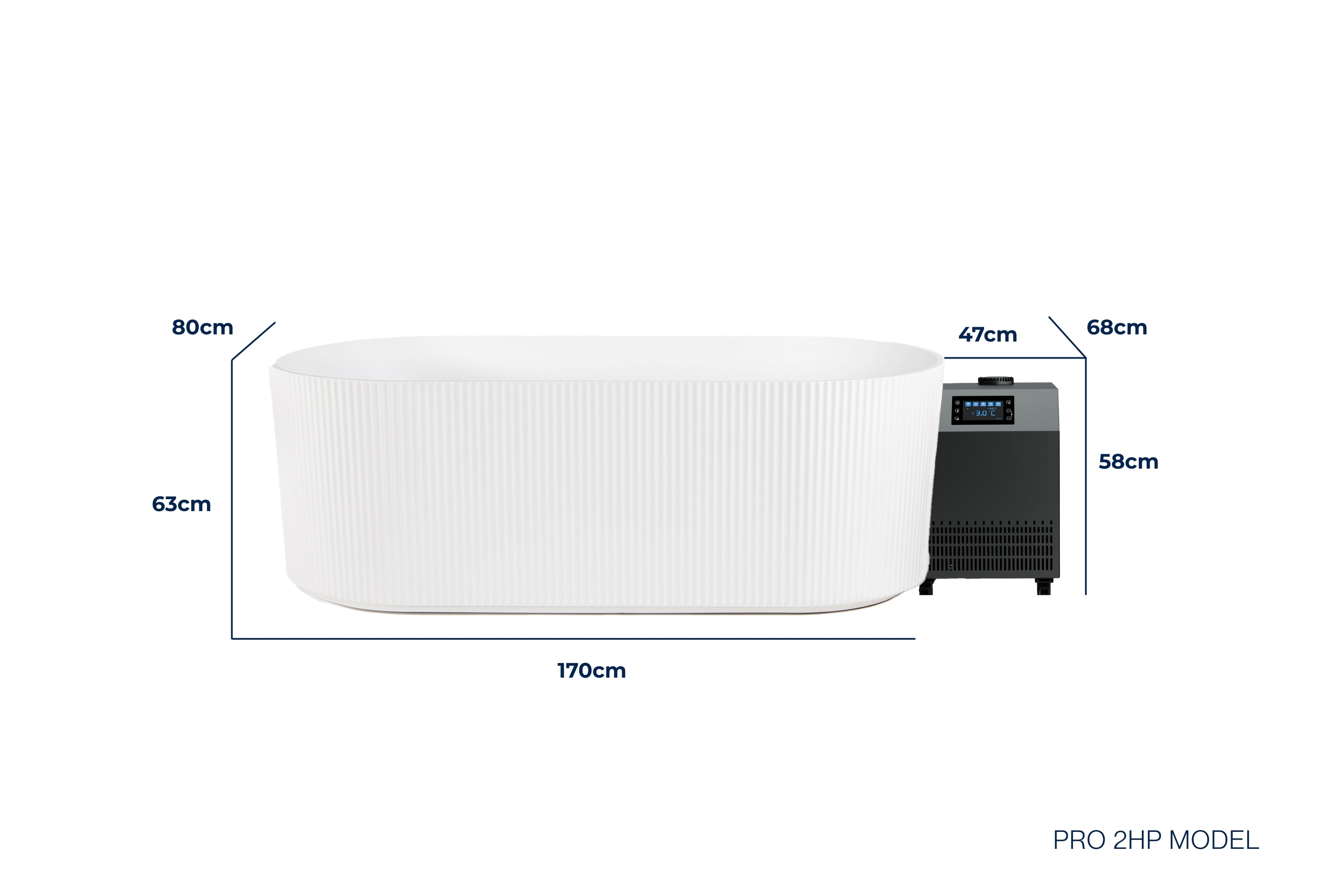 Noosa Plunge - Matte White