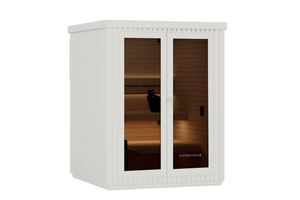 3 Person Outdoor Traditional Sauna, Harvia WiFi Included