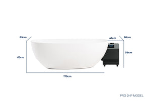 Nordhaus Ice Bath - Matte White - Oval