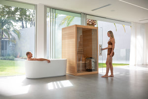 2 Person Traditional Sauna - 4.5kw Harvia Heater