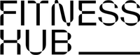Black 'Fitness Hub' text on a white background Fitness Hub Nordhaus partner brand
