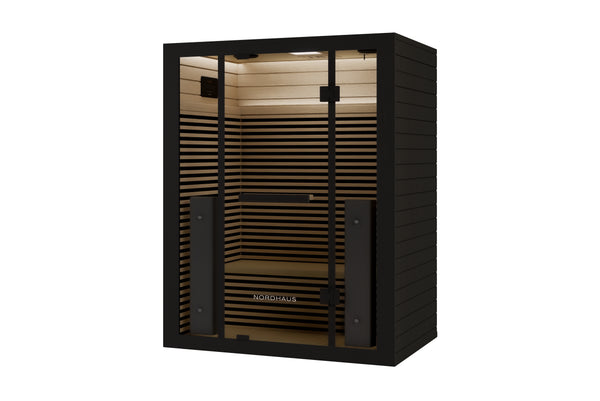 Oval Ice Bath - Matte White + Full Spectrum Infrared Sauna (3 person)