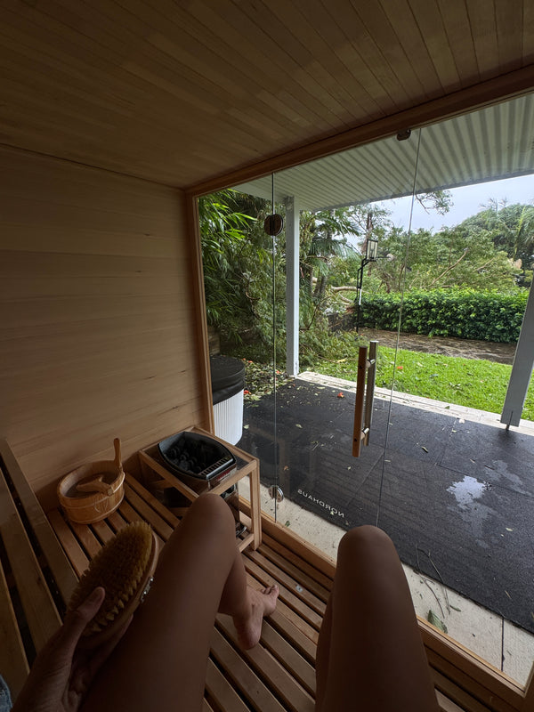 4-6 Person Traditional Sauna - 6kw Harvia Heater