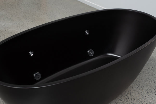 Nordhaus Ice Bath - Matte Black - Oval + 4-6 Person Traditional Sauna