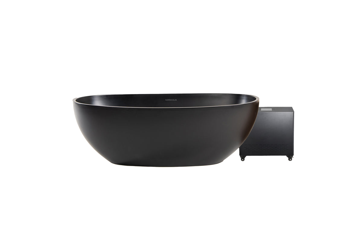 Nordhaus Ice Bath - WIFI - Matte Black - Oval, product photo 1