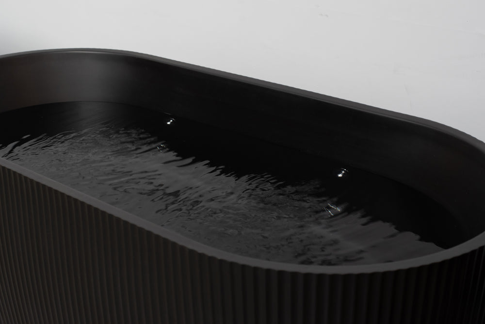Nordhaus Ice Bath - Matte Black - Fluted + 3 Person Infrared Sauna