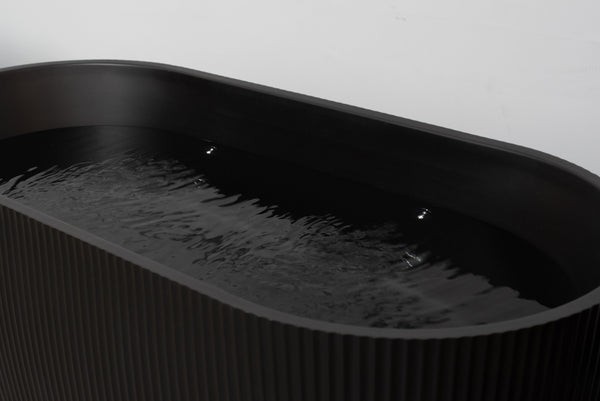 Nordhaus Ice Bath - Matte Black - Fluted + 2 Person Infrared Sauna