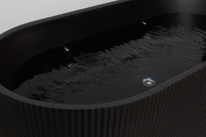 Nordhaus Ice Bath - Matte Black - Fluted + 2 Person Infrared Sauna