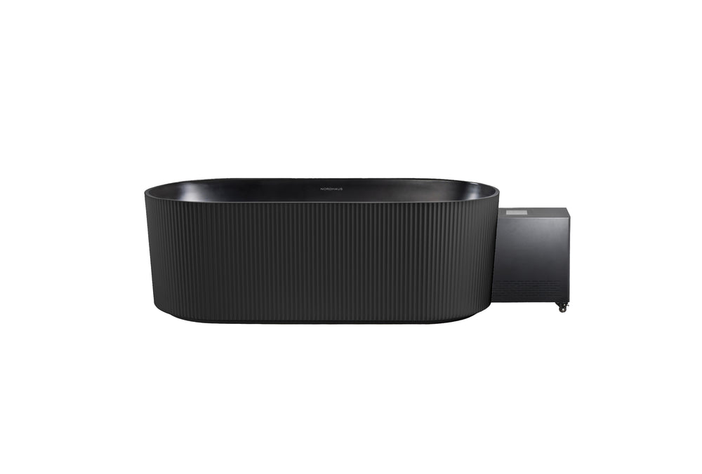 Nordhaus Ice Bath - Matte Black - Fluted