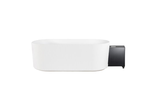 Nordhaus Ice Bath - Matte White - Fluted
