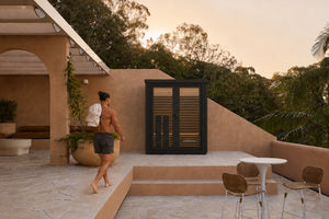 3 Person Outdoor Full Spectrum Infrared Sauna, Wifi Included