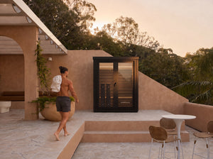 3 Person Outdoor Full Spectrum Infrared Sauna, Wifi Included