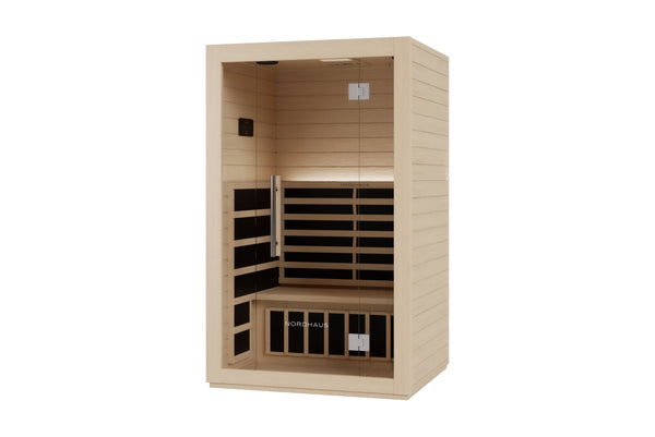 Nordhaus Ice Bath - Matte White - Fluted + 2 Person Infrared Sauna