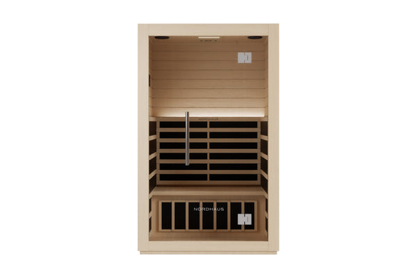 Nordhaus Ice Bath - Matte White - Fluted + 2 Person Infrared Sauna