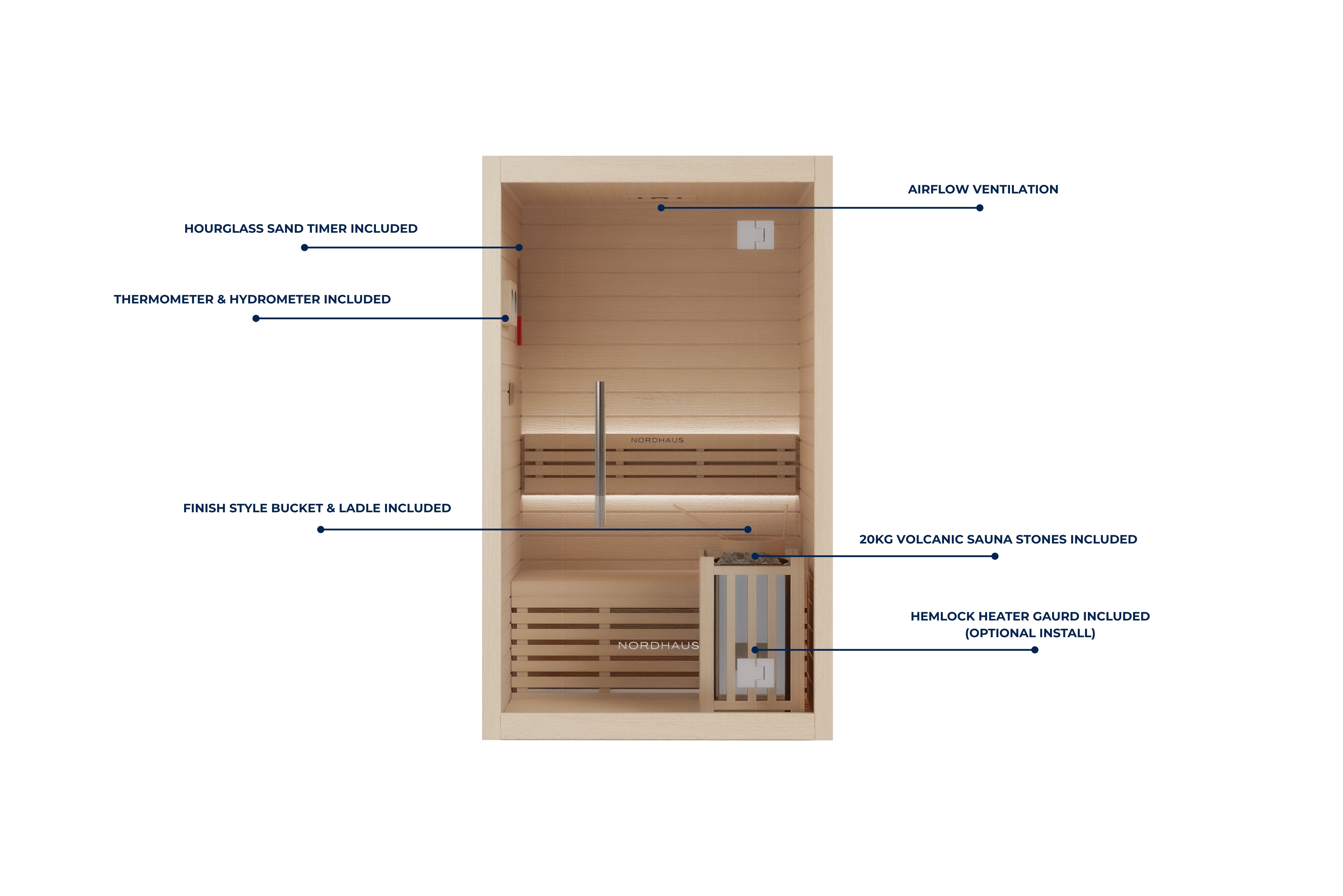 2 Person Traditional Sauna