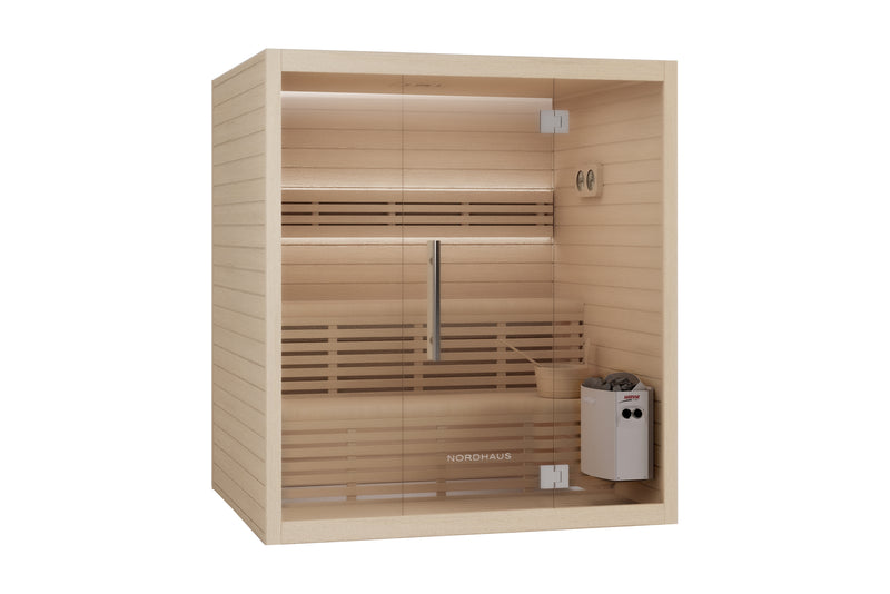 4-6 Person Traditional Sauna - 6kw Harvia Heater